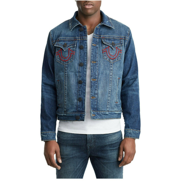 true religion mens trucker jacket